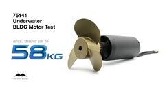 Hoge snelheid 6384 48V borstelloze gelijkstroommotor met op maat gemaakte as voor krachtools