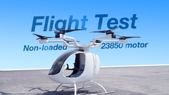 116 kg voortstuwingsdrone met 238100 borstelloze motor met 24S 300A motorcontroller 63' propeller